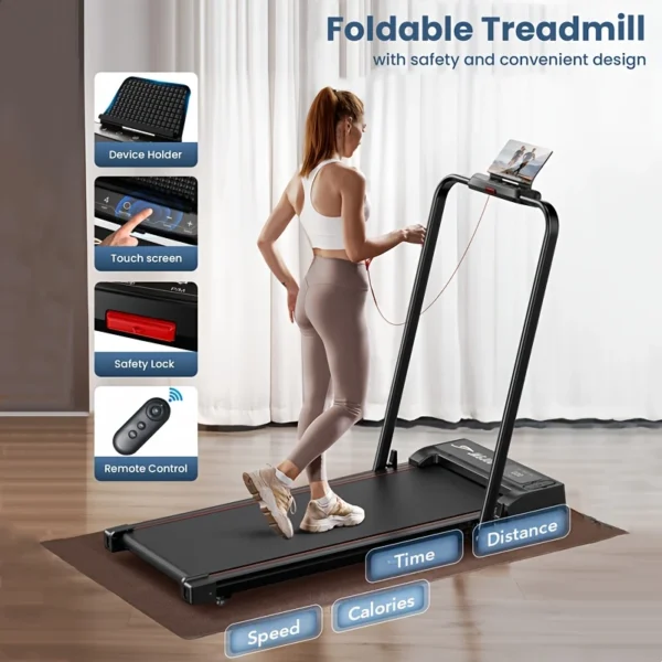 Portable 2-in-1 Home Folding Treadmill - Image 2