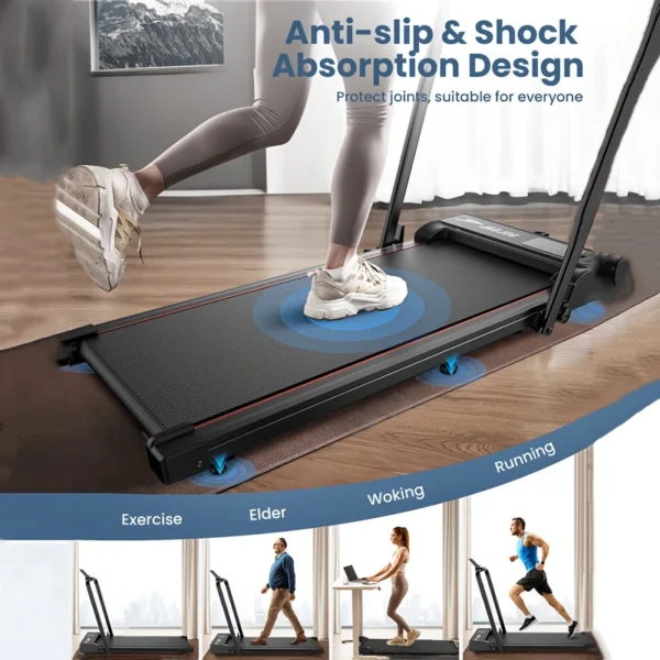 Portable 2-in-1 Home Folding Treadmill - Image 3